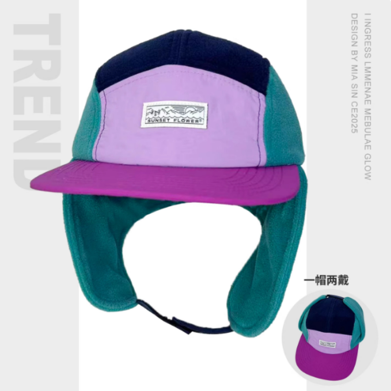 Corduroy Cap 5 Panel - Topi Baseball Lima Panel Berwarna-warni Bahan