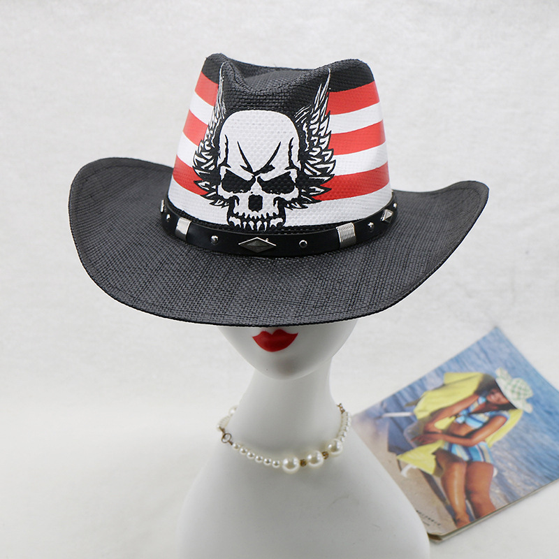 Topi Koboi Barat yang Sedang P - Cowboy Hat Straw ulasan dan harga