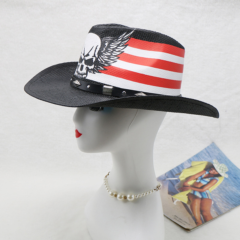 Topi Koboi Barat yang Sedang P - Cowboy Hat Straw ulasan dan harga